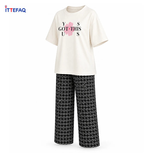 Women’s You Got This Floral Print Pajama Set