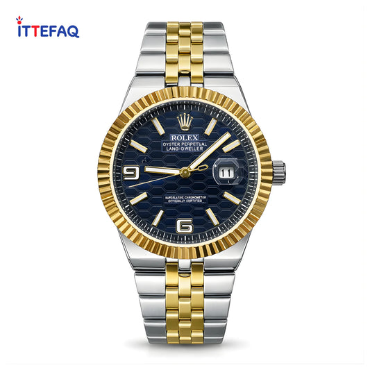 ROLEX Oyster Perpetual Land-Dweller Two-Tone Stainless Steel Watch