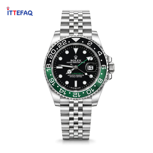 ROLEX GMT-Master II Silver Stainless Steel Watch