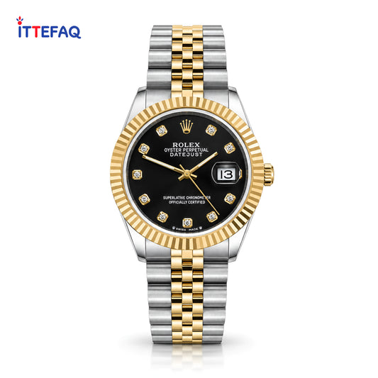 ROLEX Oyster Perpetual Date Just Dual-Tone Stainless Steel Watch