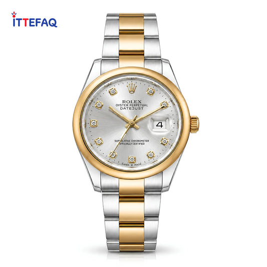 ROLEX Oyster Perpetual Datejust Dual-Tone Stainless Steel Watch