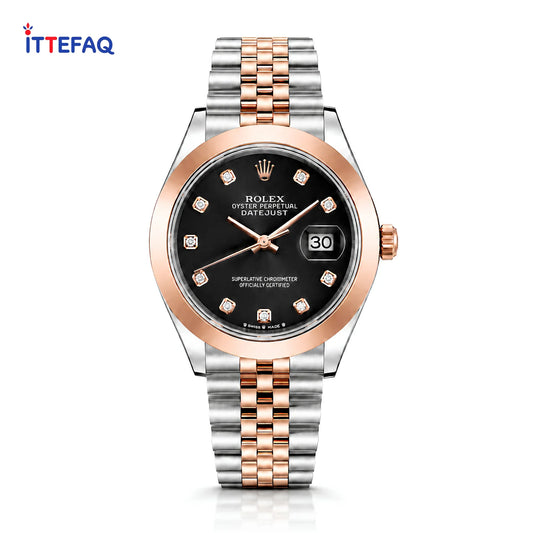 ROLEX Oyster Perpetual Two-Tone Stainless Steel & Rose Gold Watch
