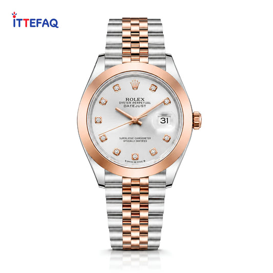 ROLEX Oyster Perpetual Two-Tone Stainless Steel & Rose Gold Watch