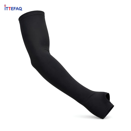Micro Power Stretch Full Arm Sleeve with Thumb Coverage – Pair