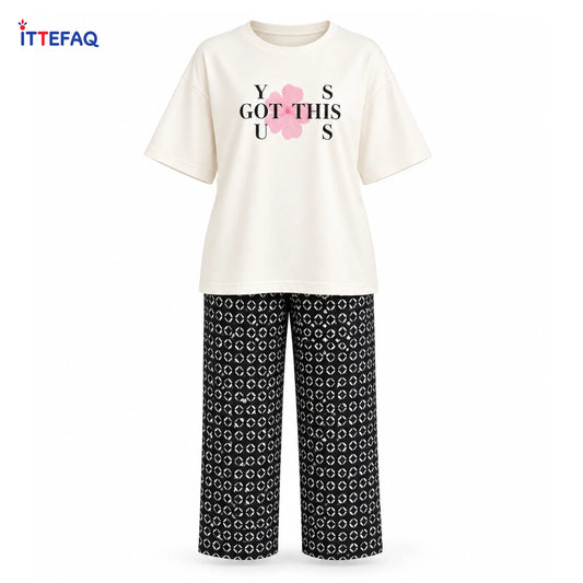 Women’s You Got This Floral Print Pajama Set