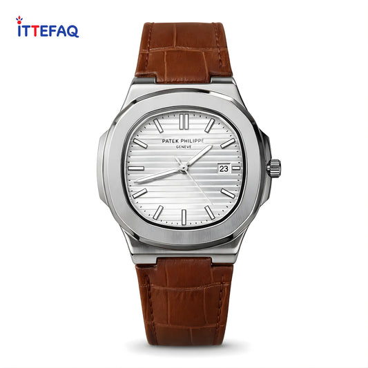 PATEK PHILIPPE Nautilus with Leather Strap