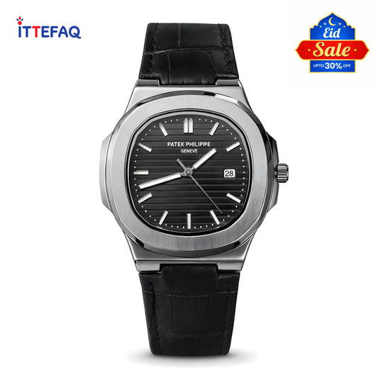 Patek Philippe Nautilus with Leather Strap