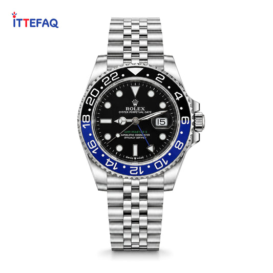 ROLEX GMT-Master II Silver Stainless Steel Watch