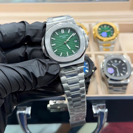 PP Nautilus Master Copy Silver Stainless Steel Watch