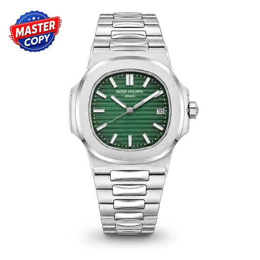 PP Nautilus Master Copy Silver Stainless Steel Watch