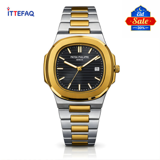 PATEK PHILIPPE Nautilus Two-Tone Stainless Steel Watch