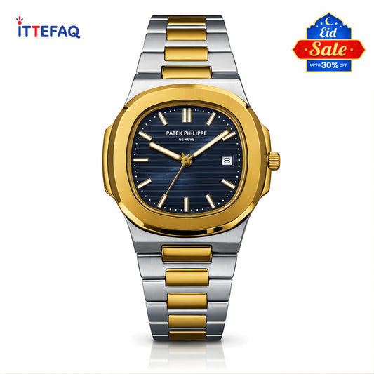 PATEK PHILIPPE Nautilus Two-Tone Stainless Steel Watch